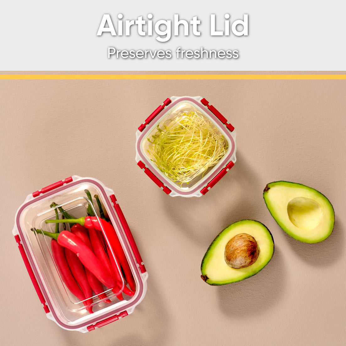 27 oz. Sealed Container, 4 Pack