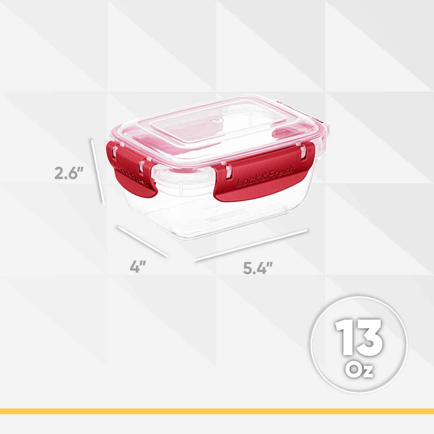 13 oz. Sealed Container, 6 Pack