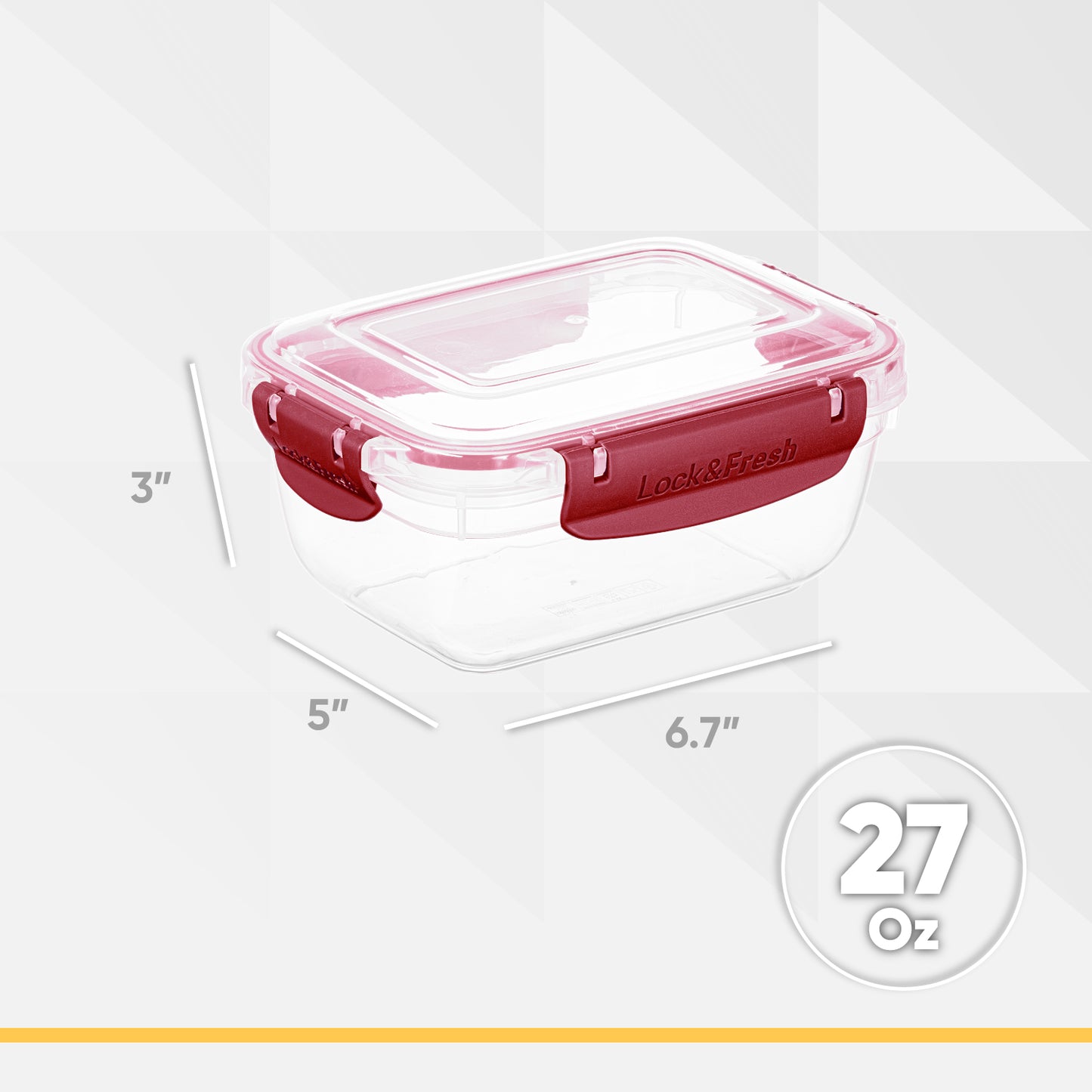 27 oz. Sealed Container, 2 Pack