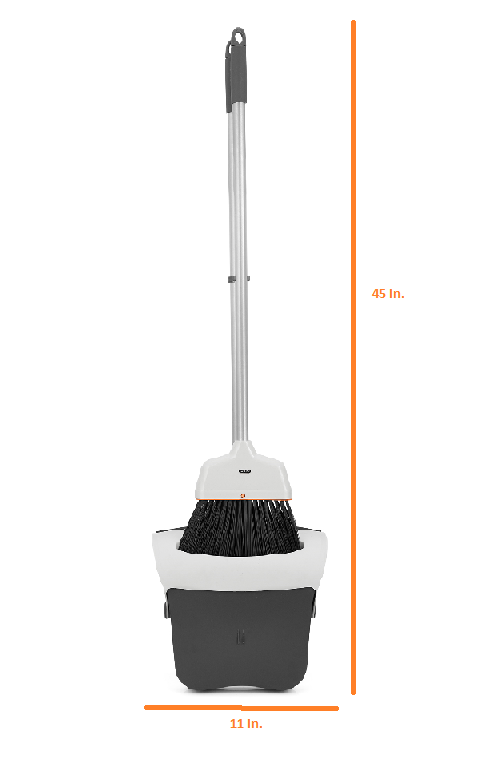 Household Broom and Dustpan Set, Upright Dustpan and Broom