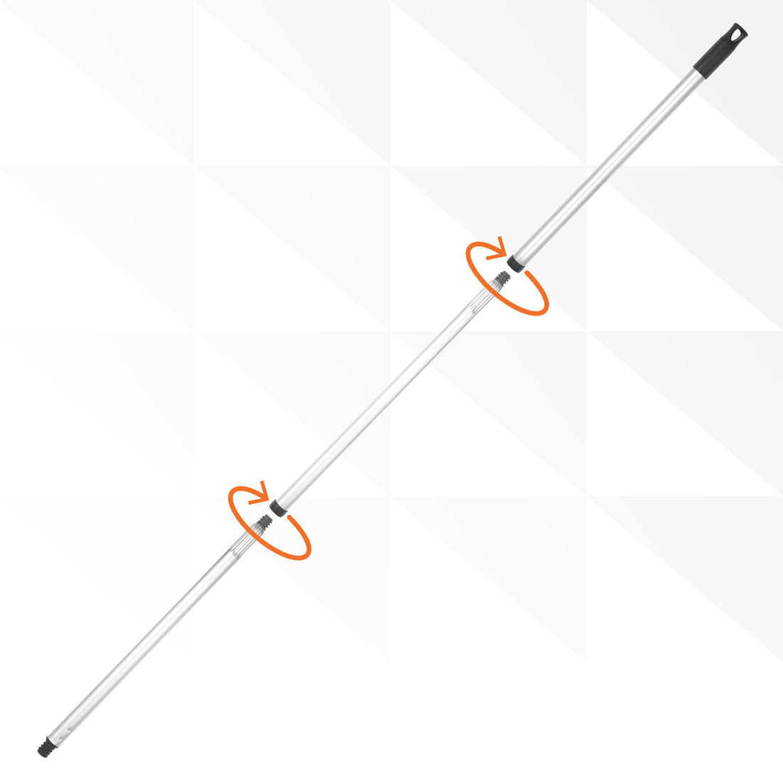 3-Part Broom, Dustpan, Mop and Squeegee Handle