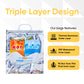 Hot and Cold Reusable Insulated Bag 16"x19" - 72 Pack