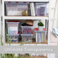 18 L Storage Container with Hinged Lid, Red