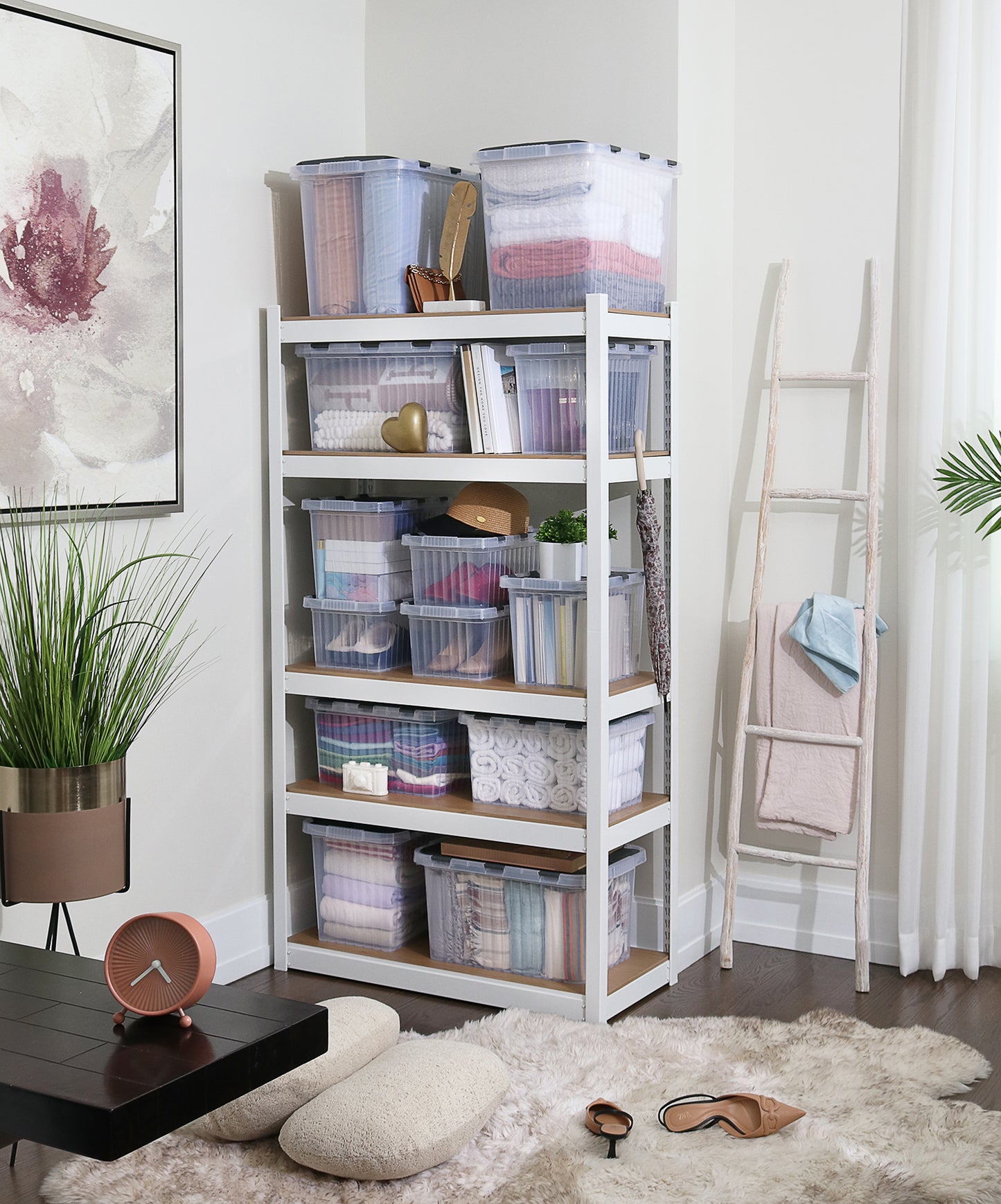 18 L Storage Container with Hinged Lid