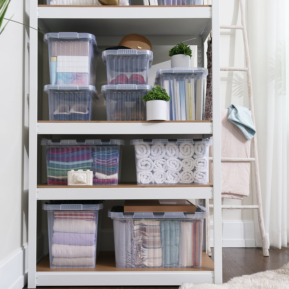 10 L Storage Container with Hinged Lid