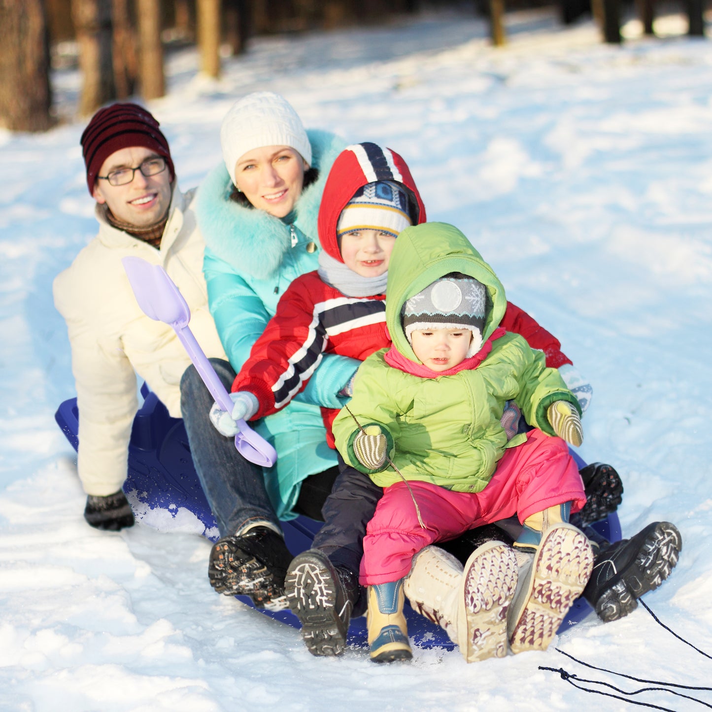 Huge Snow Saucer Sled