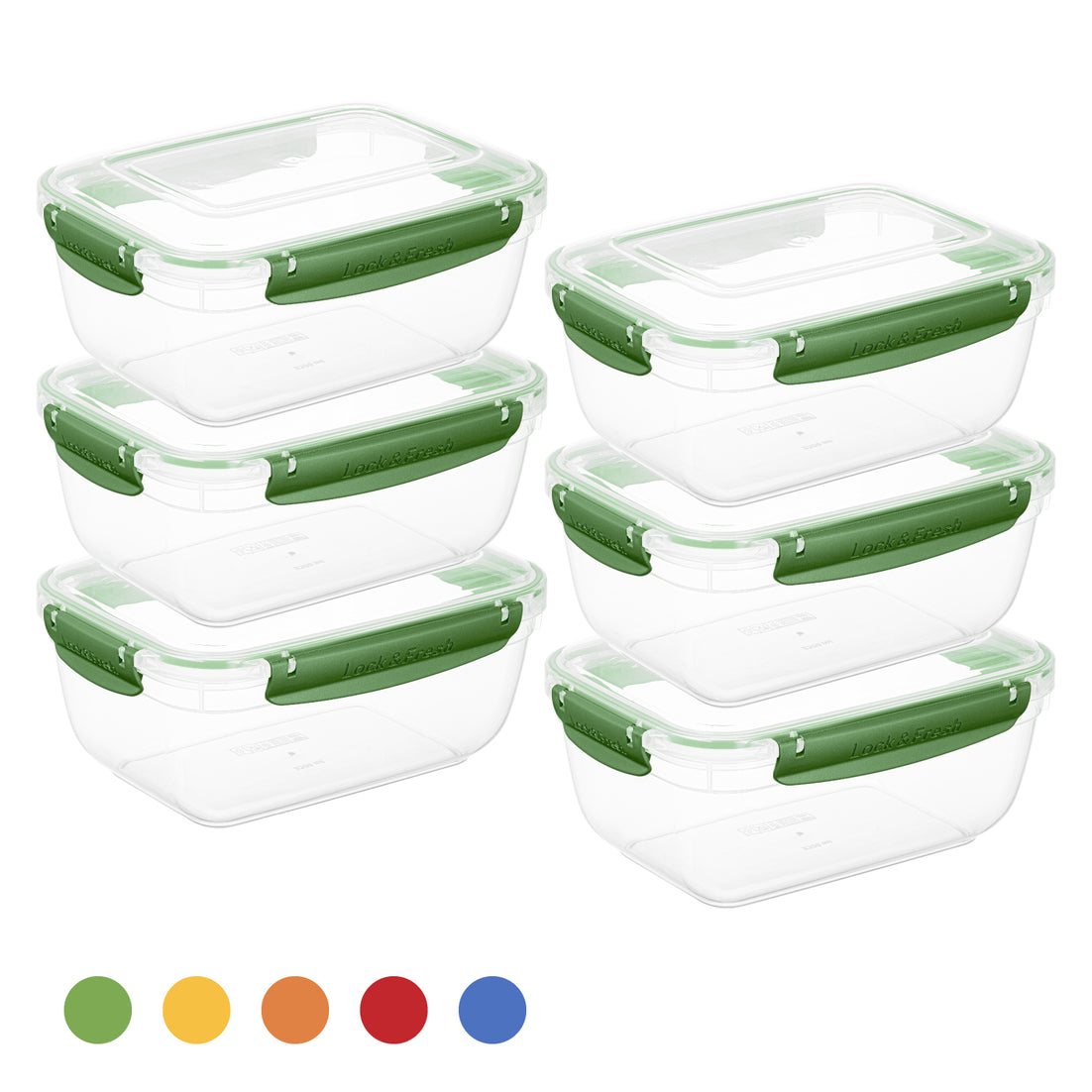 80 oz. Sealed Container, 6 Pack