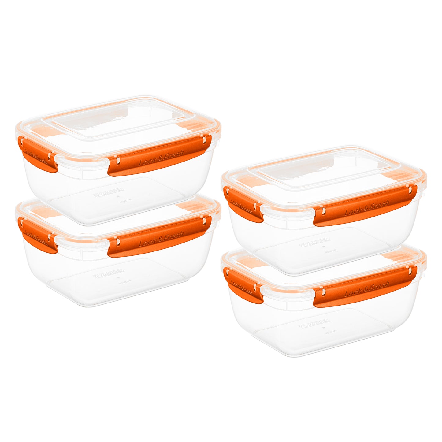 80 oz. Sealed Container, 4 Pack