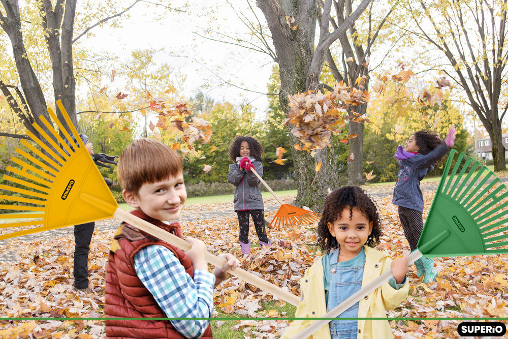 Orange Kids and Adult Garden Rake