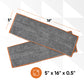 Microfiber Mopping Pad for Flat Mop, Grey