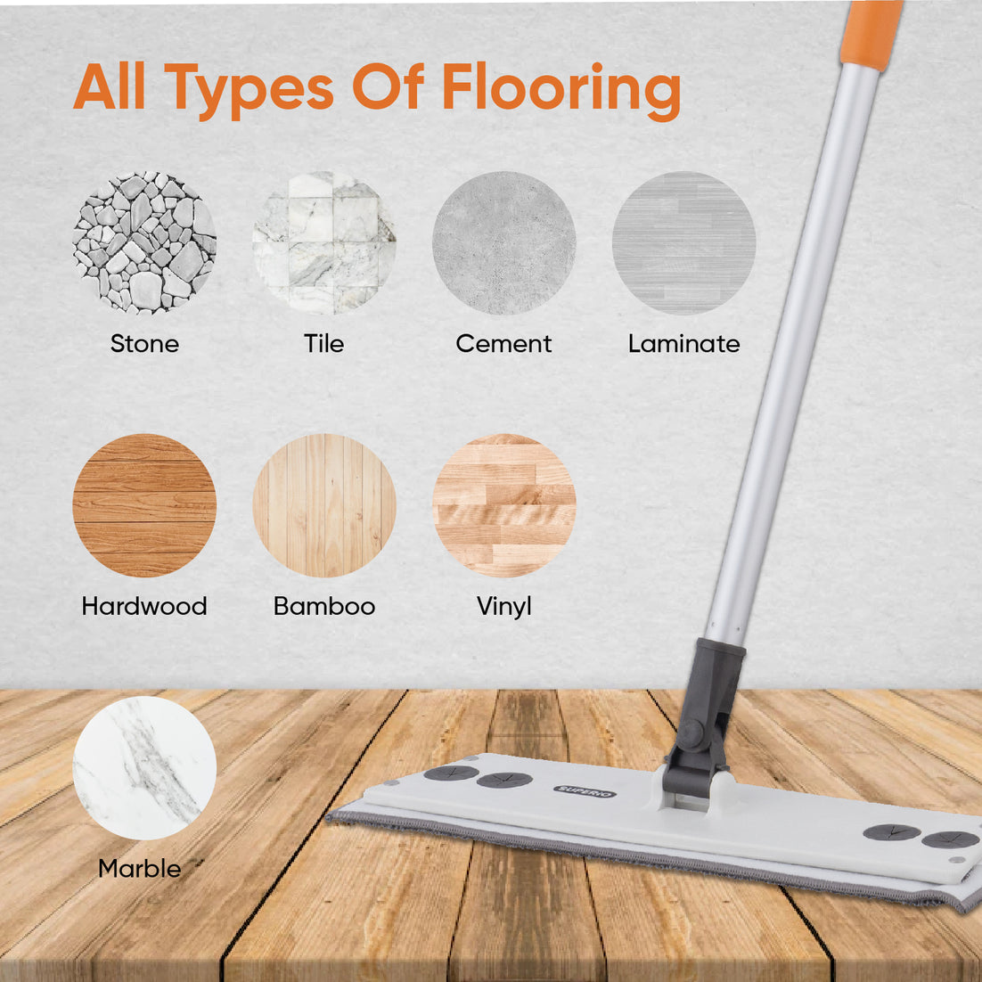 Microfiber Dusting Pad for Flat Mop