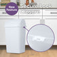 Large Swing Top Trash Can, 52 Qt. /13 Gal - White