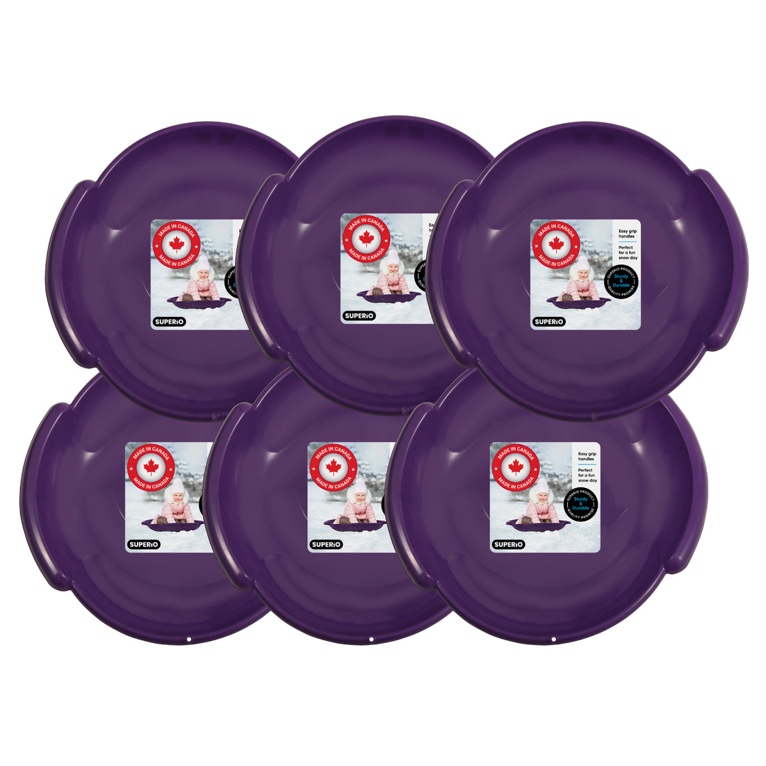 Superio Round Snow Saucer Sled 24