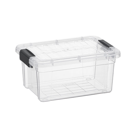 Clear Storage Box with Lid, 1.85 Quart
