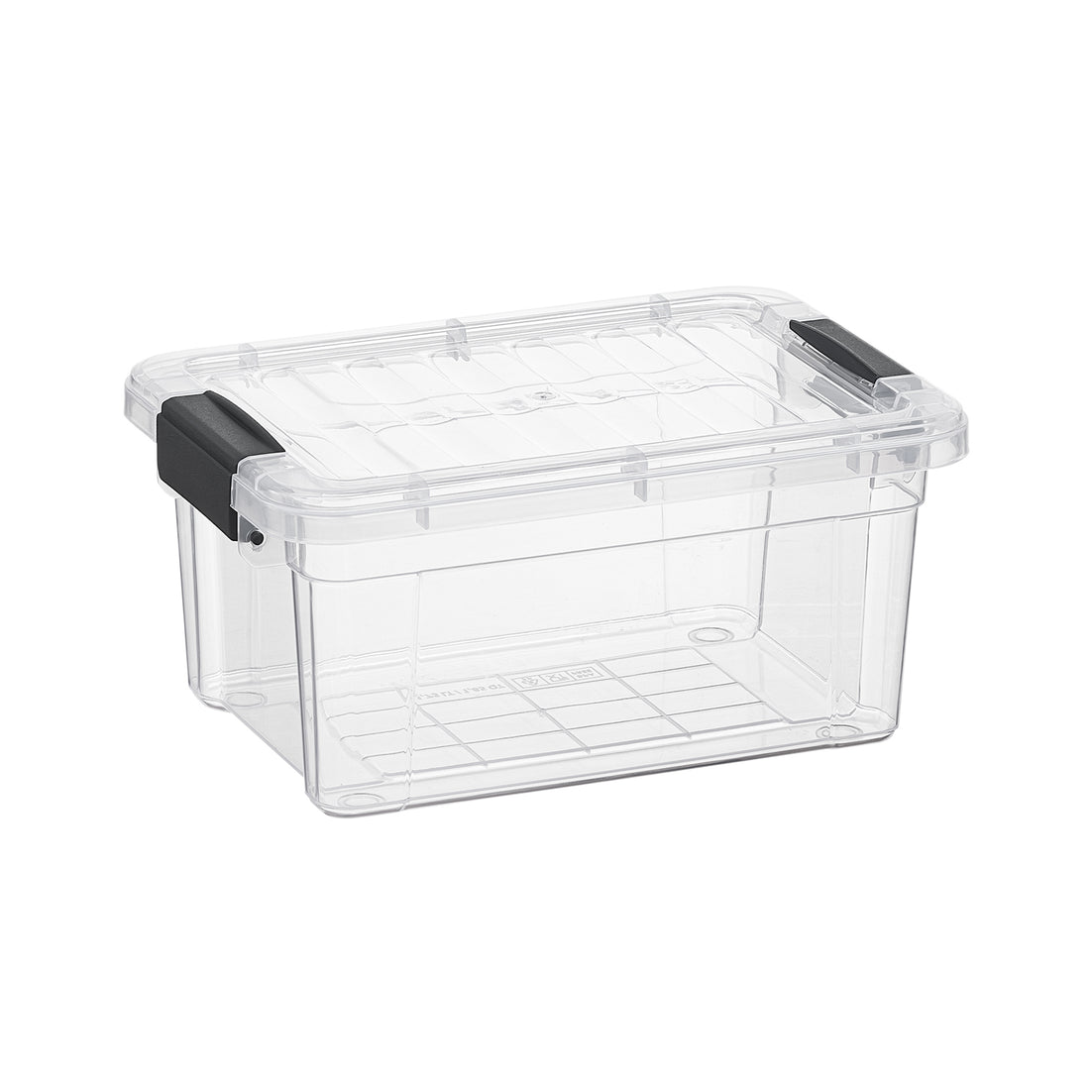 Deep Clear Storage Box with Lid, 1.85 Quart