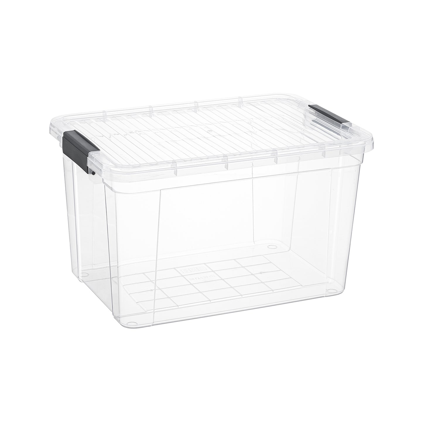Clear Storage Box with Lid, 26 Quart