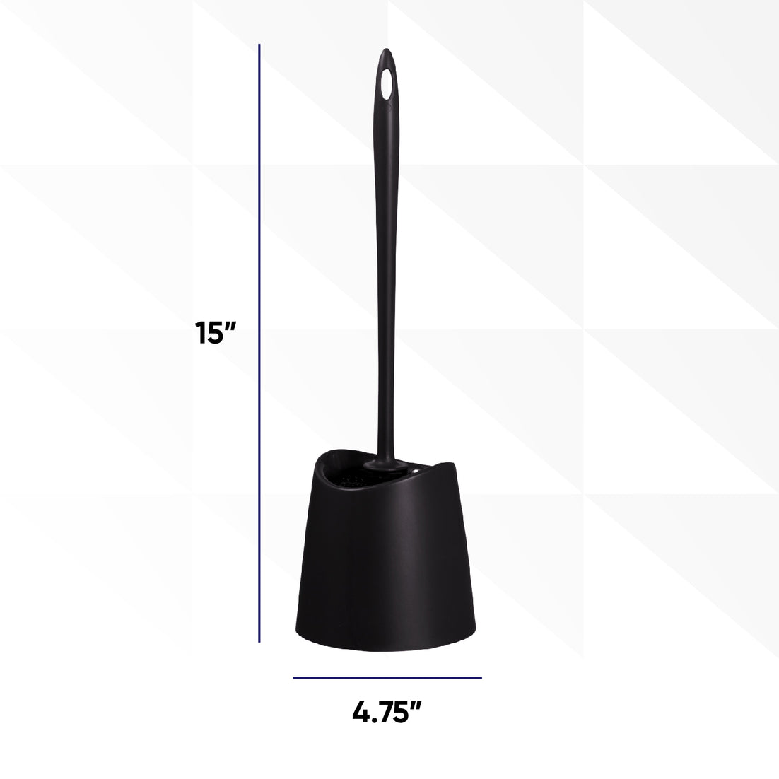 Modern Toilet Brush - Black