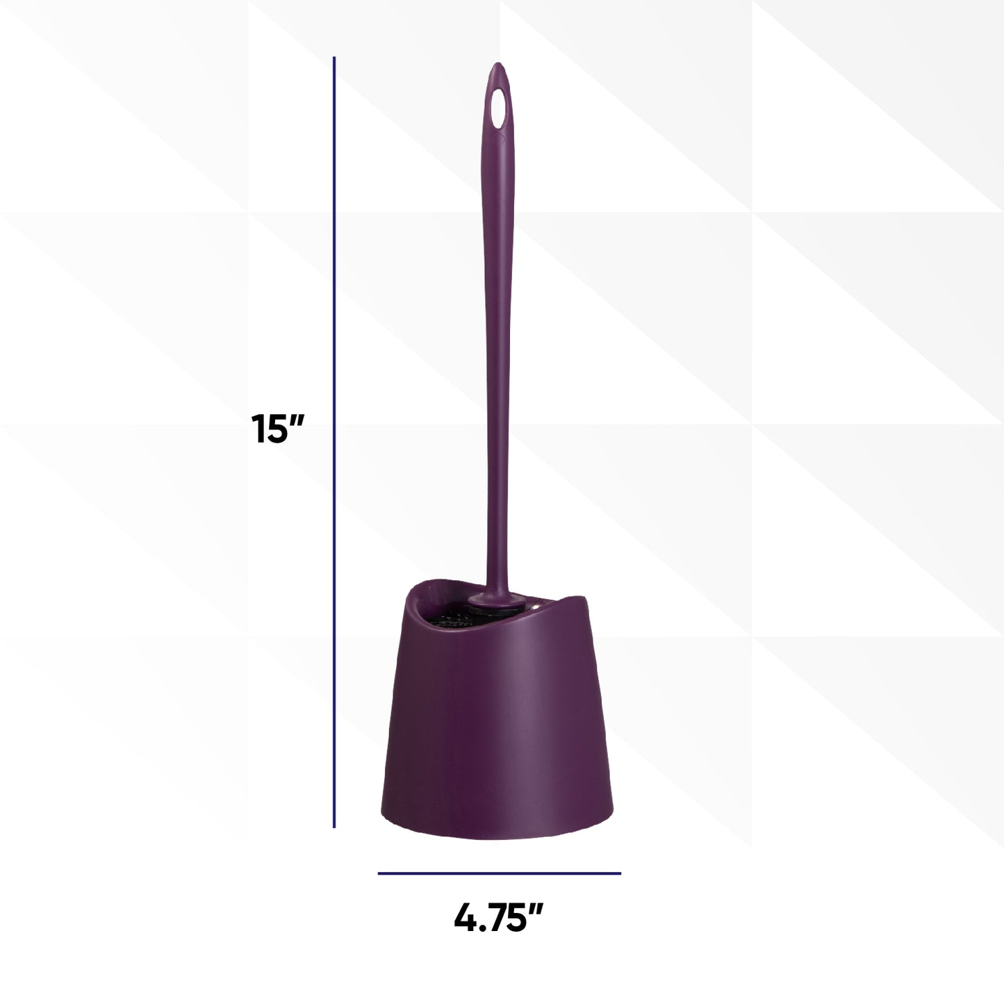 Modern Toilet Brush - Purple