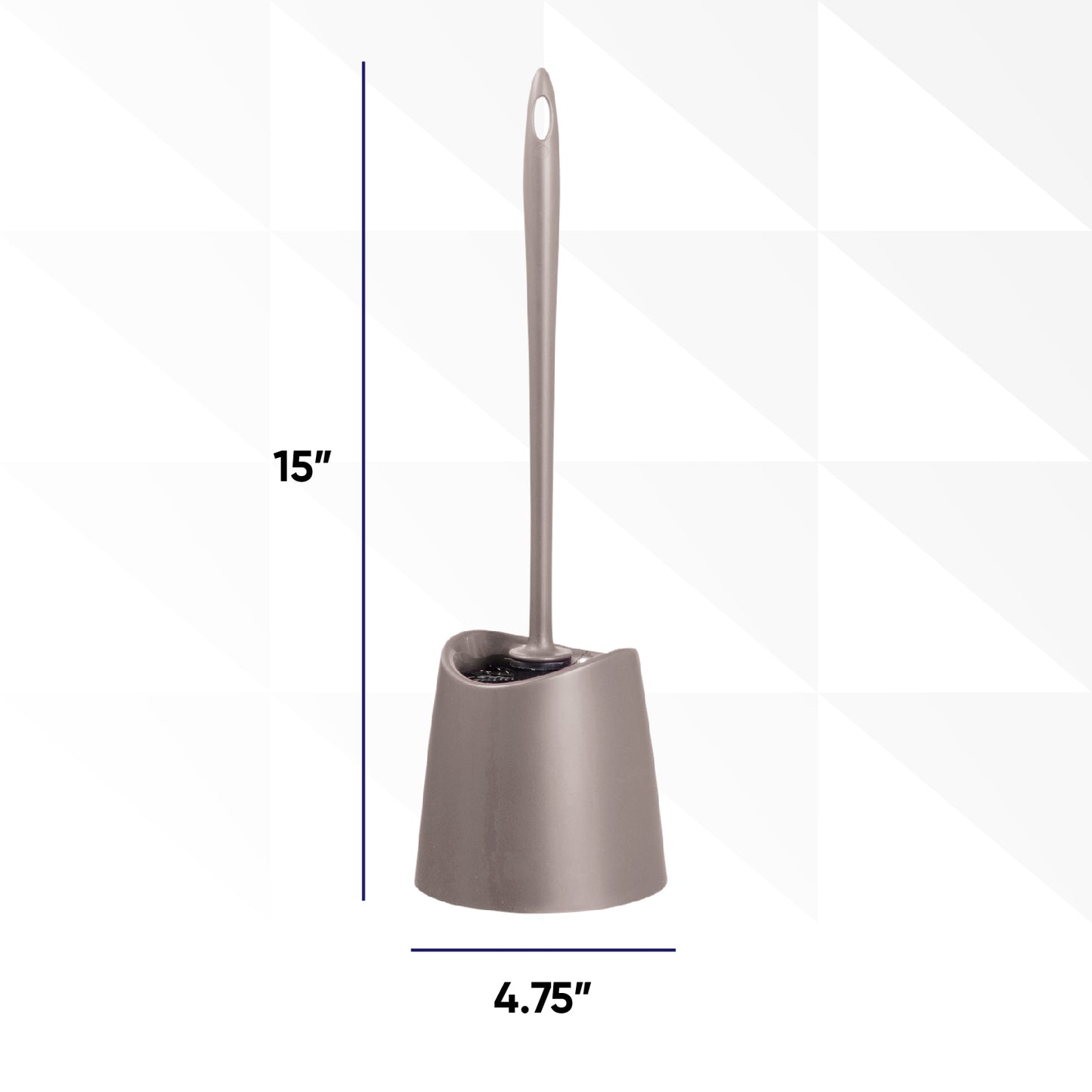 Modern Toilet Brush - Taupe