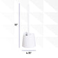 Modern Toilet Brush - White