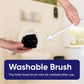 Modern Toilet Brush - White