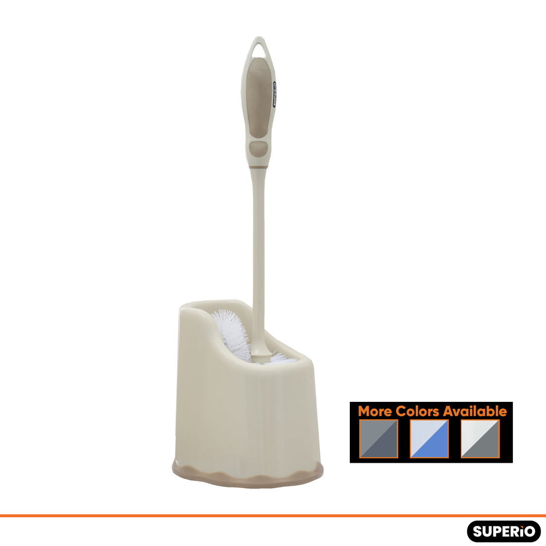 Toilet Brush with Lip and Pan