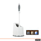 Toilet Brush with Caddy - White