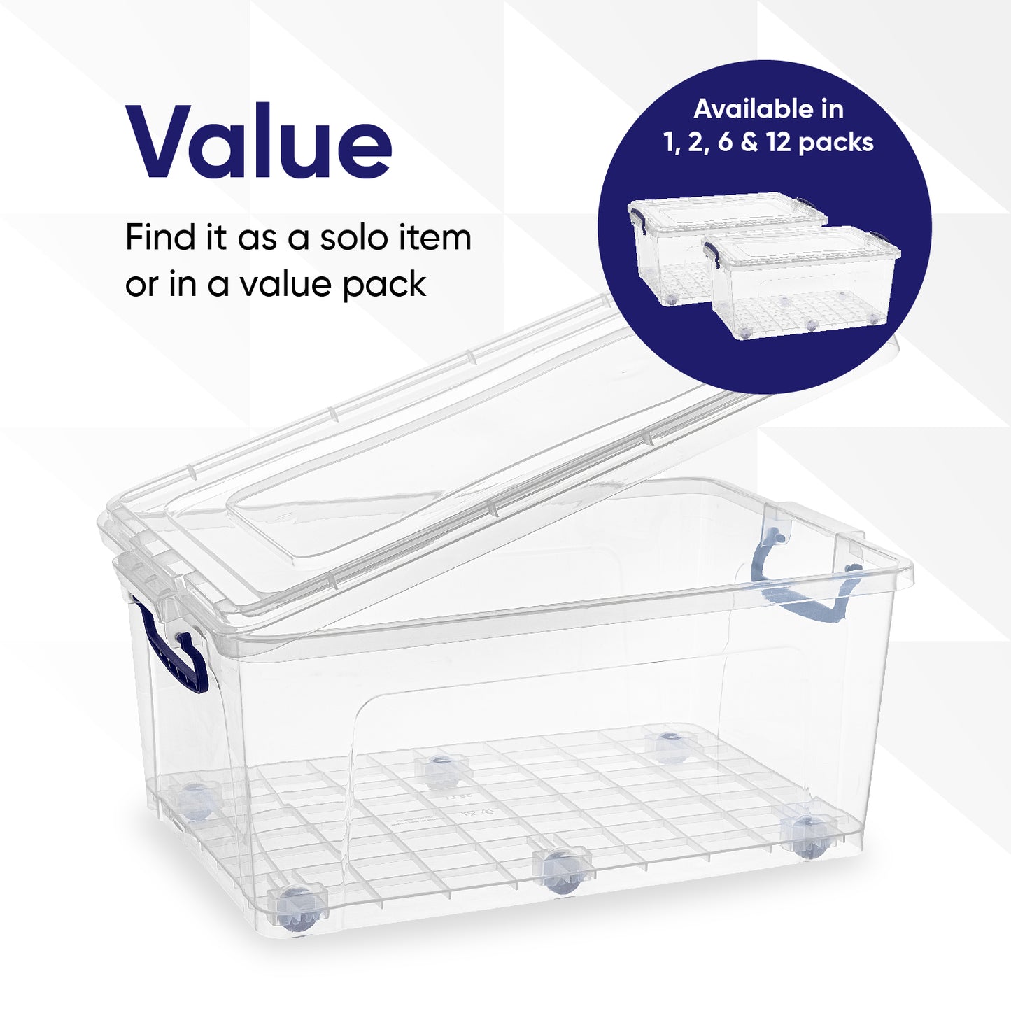 Wheeled Storage Container (32 Qt)