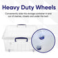 Underbed Wheeled Storage Container (42 Quart)