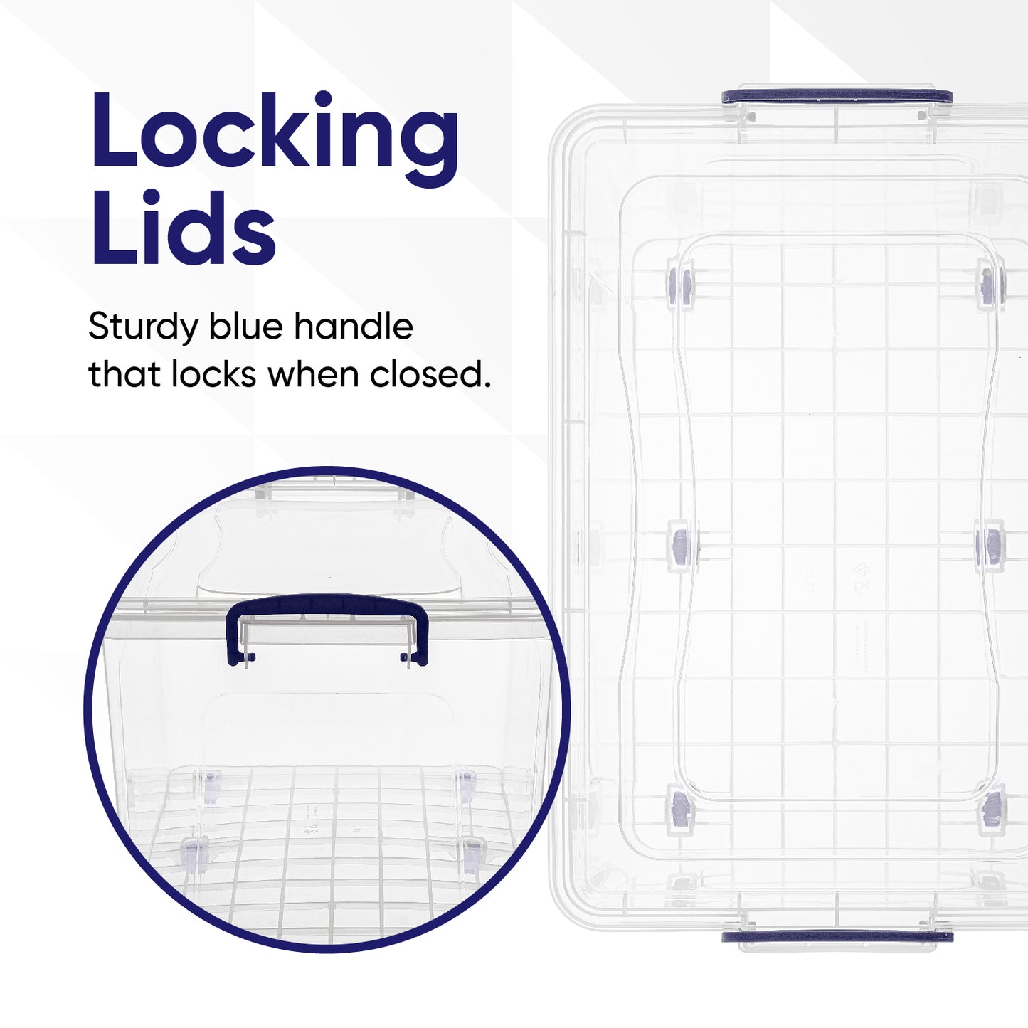 Deep Wheeled Storage Container (44 Qt.)