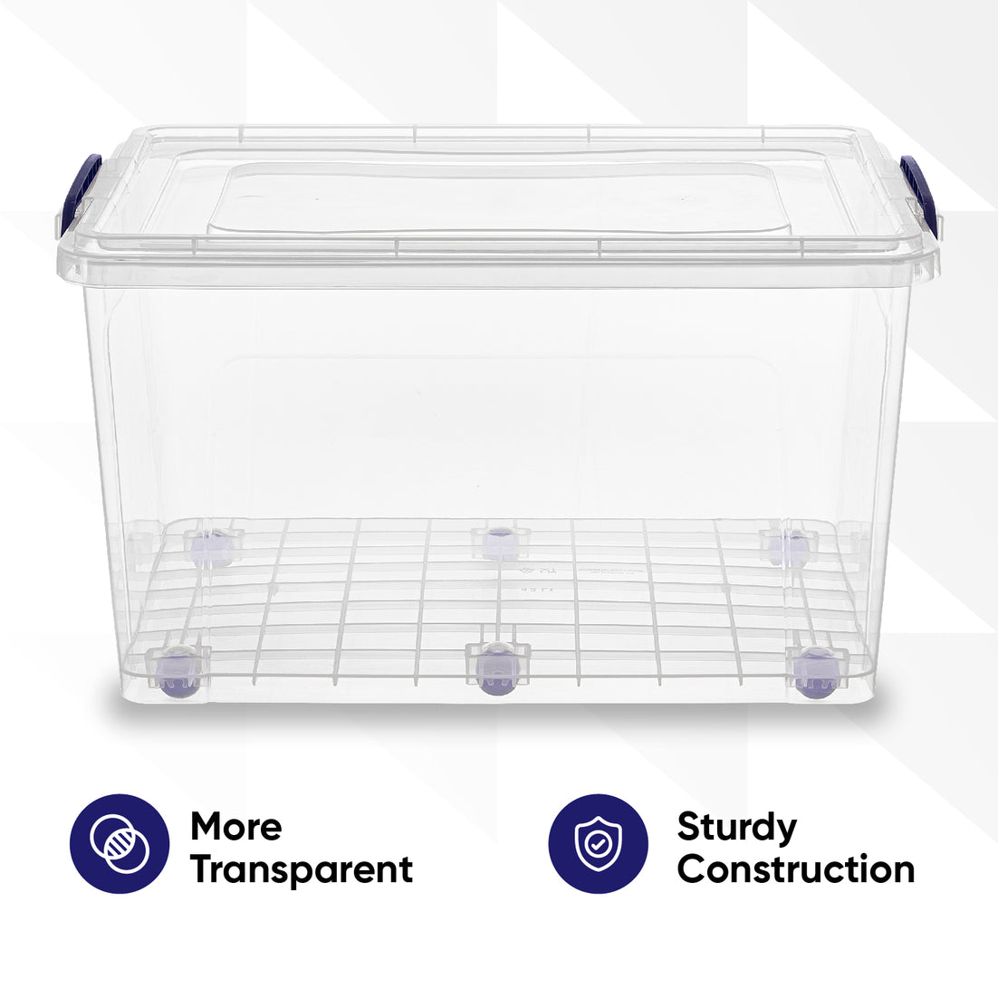 Deep Wheeled Storage Container (44 Qt.)