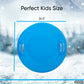 24" Kids Round Snow Sled Blue