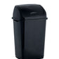 large Swing Top Trash Can, 13 Gal / 52 Qt - Black