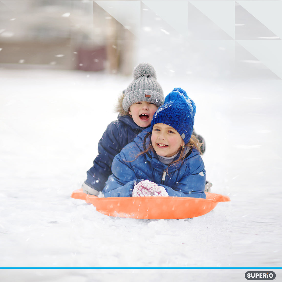 Superio Round Snow Saucer Sled, 24