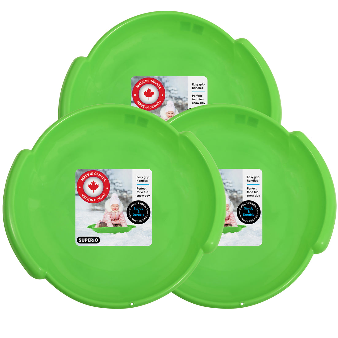 Superio Round Snow Saucer Sled 24