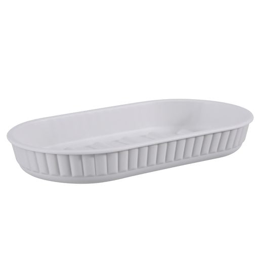 Set of 4 Bathroom Accessory Set White Smoke