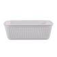 Set of 4 Bathroom Accessory Set White Smoke
