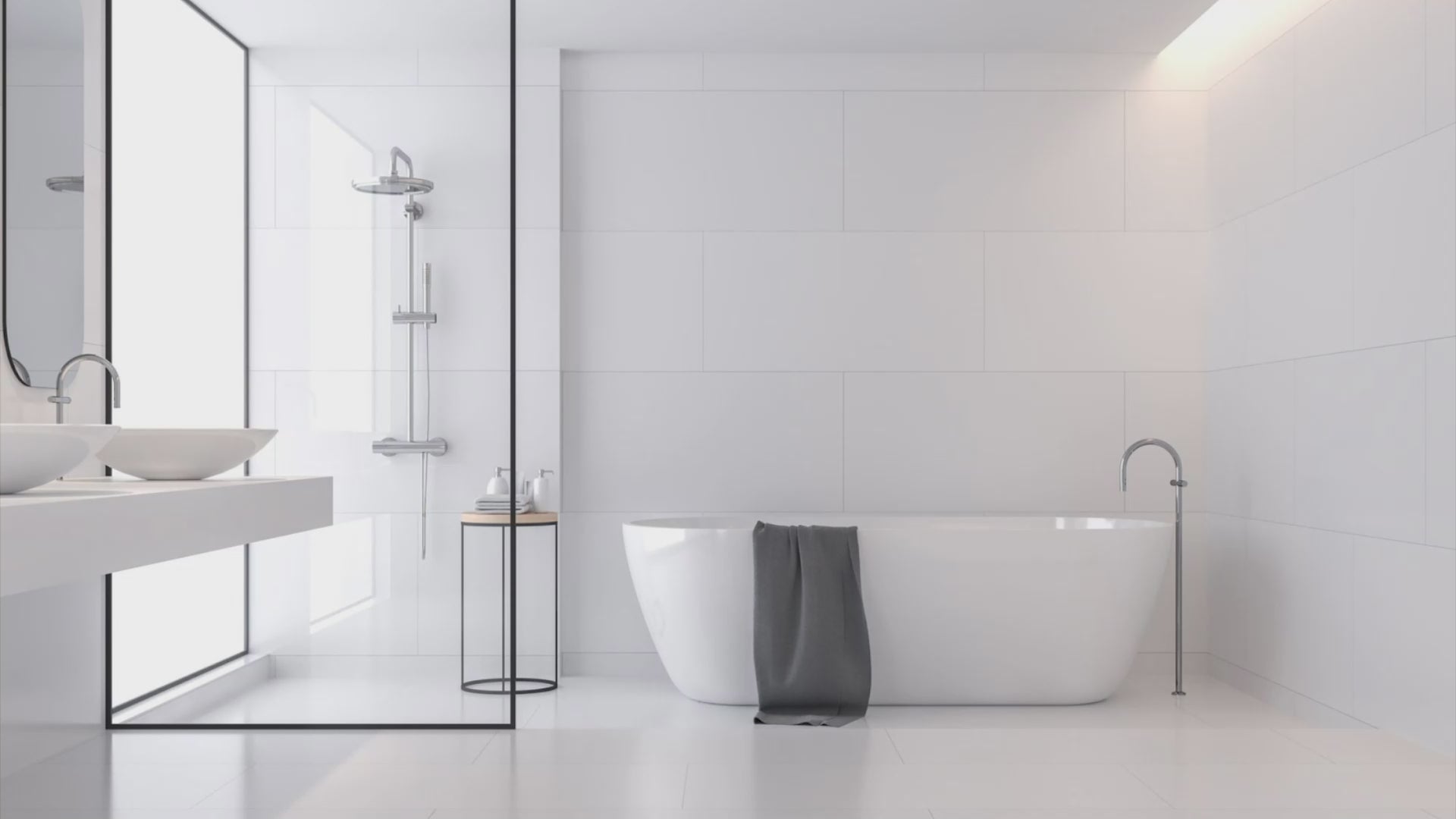 Modern Toilet Brush - Black