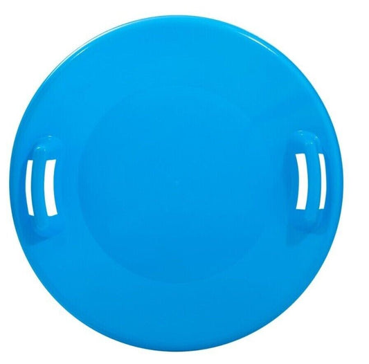 24" Kids Round Snow Sled Blue