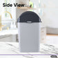Swing Top Trash Can, 37 Qt - White Smoke