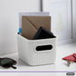 1.5 Liter Ribbed Storage Bin White