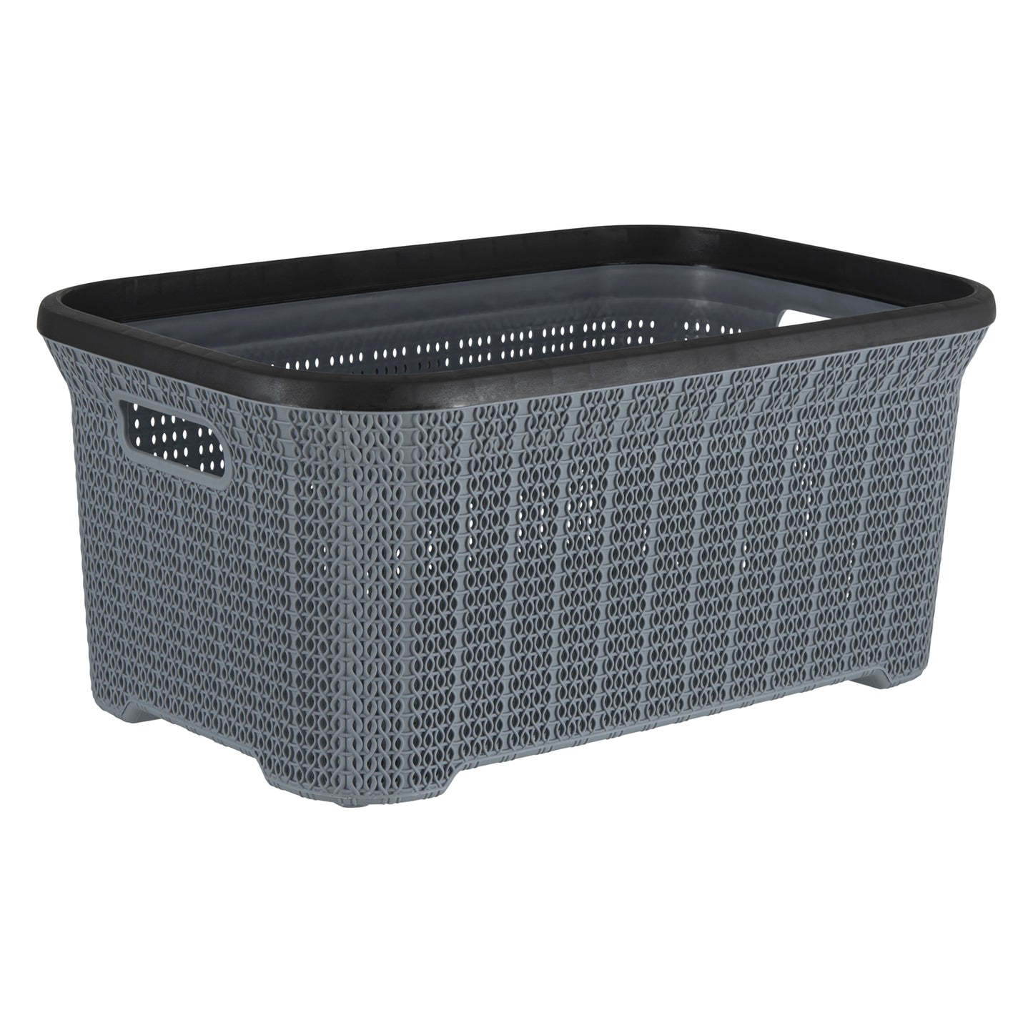 Cable Knit Laundry Basket