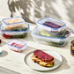 Superio Food Storage Containers, Airtight Leak-Proof Meal Prep Rectangular Containers, 2.5 Qt.