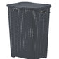 Wicker Style Laundry Hamper, 60 Liter - Grey