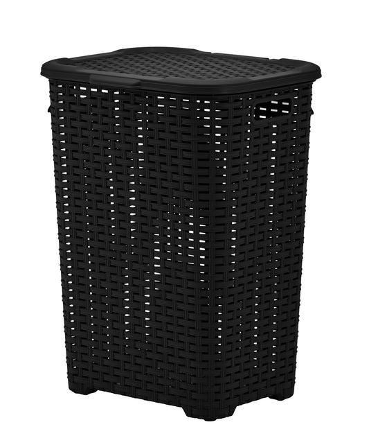 Black Wicker Hamper 60 Liter