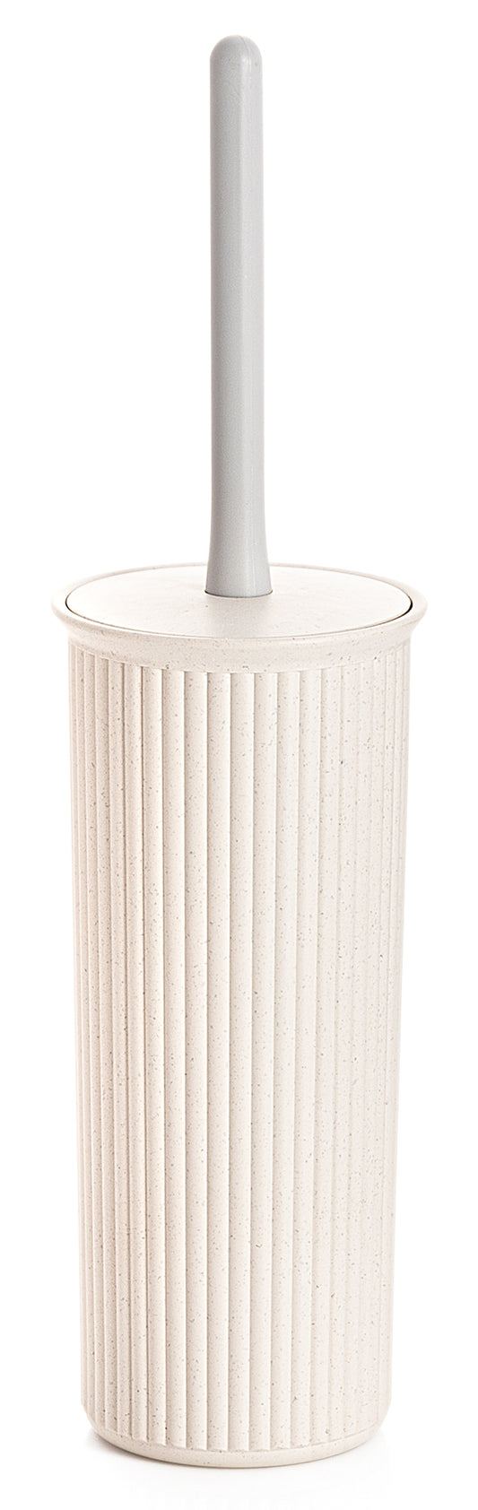 Ribbed Toilet Bowl Brush and Holder Ecohome