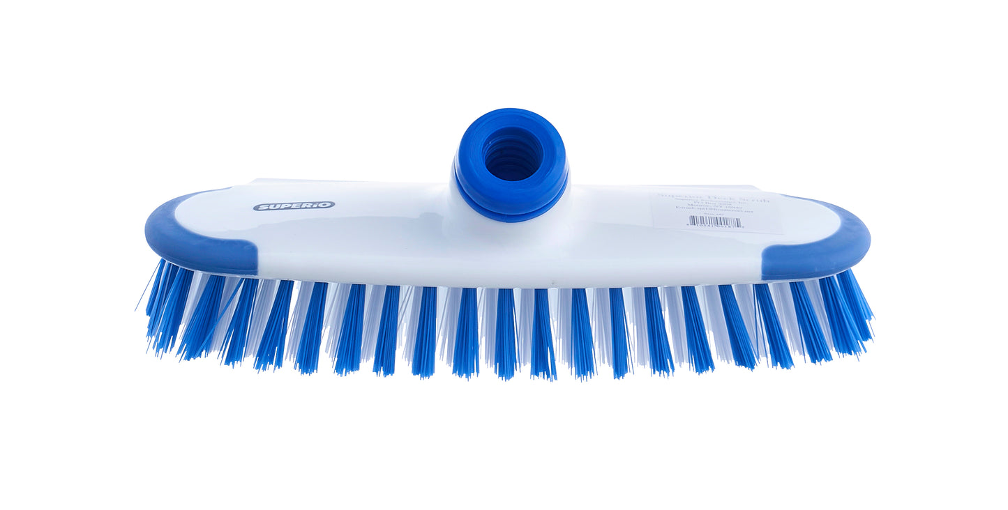 Deck Scrub Brush with 54” Long Handle