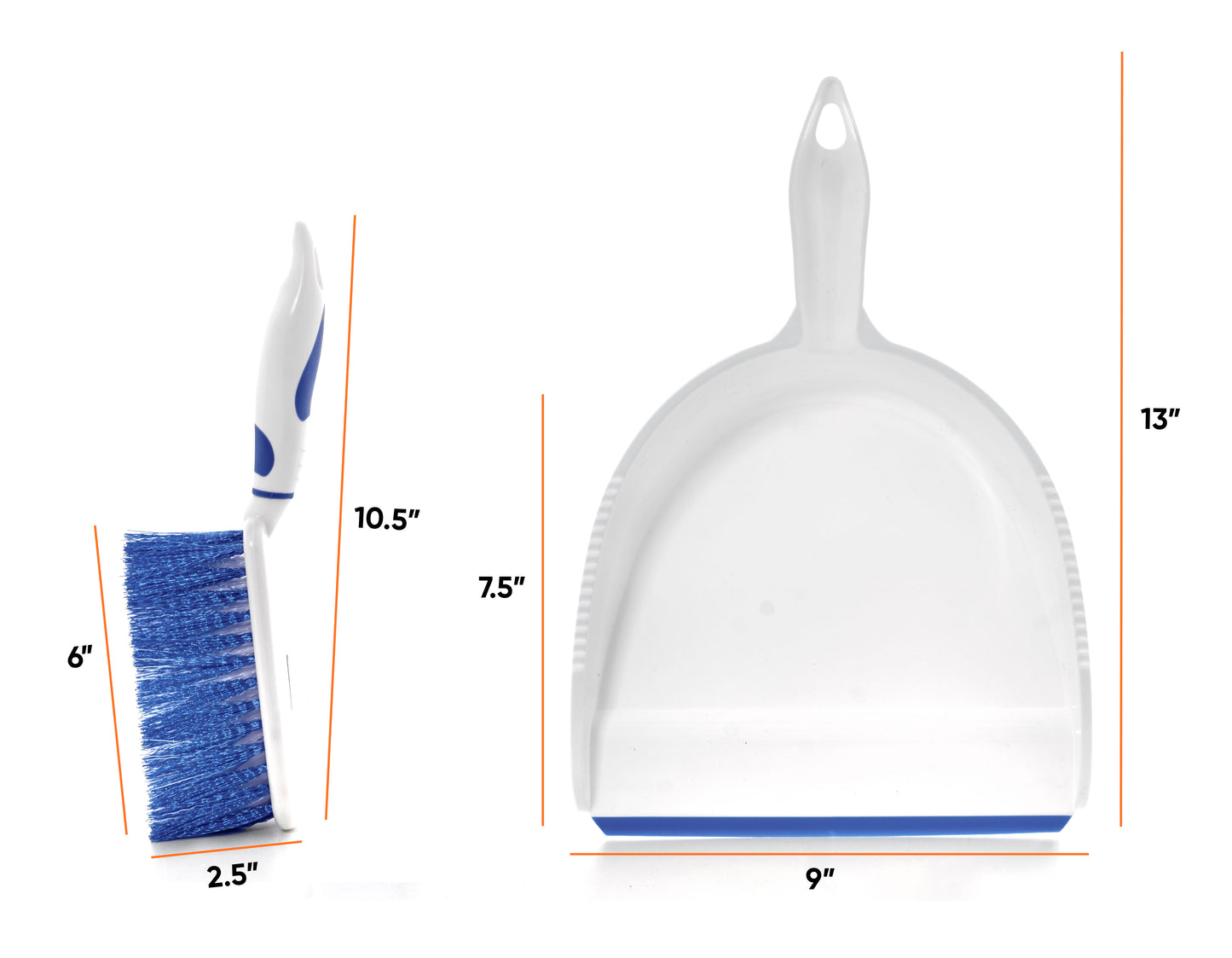 Dust Pan with Brush Set