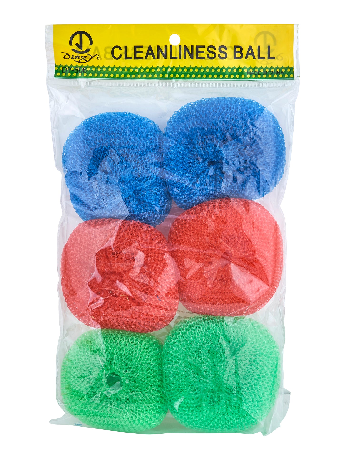 Plastic Scouring Pads - 6 Pack