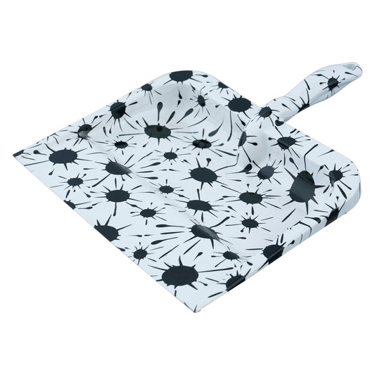 Black/White Splash Design Dust Pan.